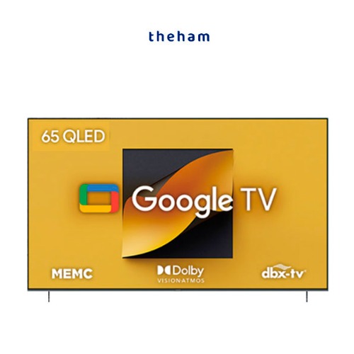 더함 치크 구글OS QLED TV 65인치 G654Q 스마트 TV렌탈 의무5년