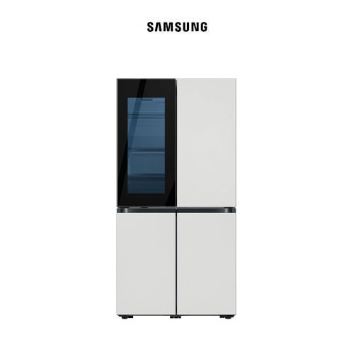 삼성 비스포크 1등급 냉장고 4도어 UV탈취 빅아이스+큐브 874L RF85DB9421AP01 약정5년